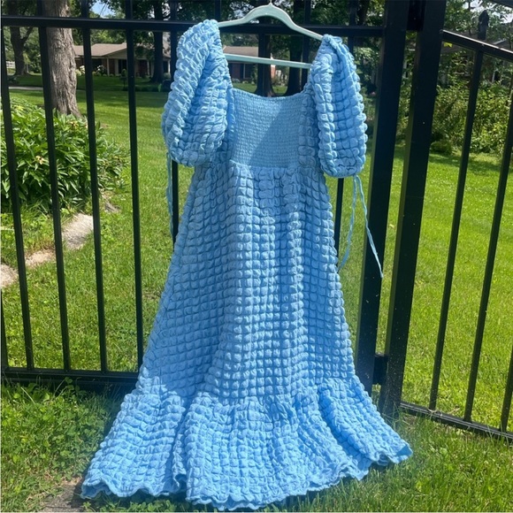 Endless Rose BUBBLE PUFF SLEEVE MAXI DRESS - Picture 4 of 15